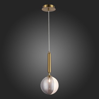 SLE1096-203-01 Подвес Матовое золото/Белый, Дымчатый G9 1*5W AVEIRO-foto5