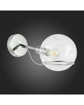 SLE102501-01 Бра Хром/Прозрачный E14 1*40W BACA-foto6