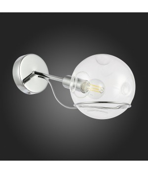 SLE102501-01 Бра Хром/Прозрачный E14 1*40W BACA-foto6