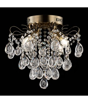 SLE160102-04 Светильник потолочный Бронза/Прозрачный E14 4*60W KAME-foto7