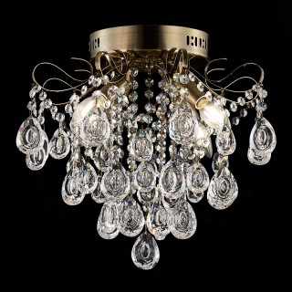 SLE160102-04 Светильник потолочный Бронза/Прозрачный E14 4*60W KAME-foto7