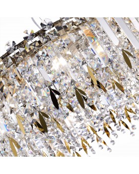 SL1655.203.08 Люстра подвесная ST-Luce Золотистый/Прозрачный E14 8*40W DESIO-foto4