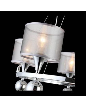 SLE107103-05 Светильник подвесной Хром/Серебристый E14 5*40W PAZIONE-foto6