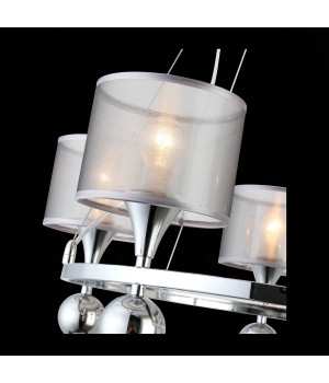SLE107103-05 Светильник подвесной Хром/Серебристый E14 5*40W PAZIONE-foto6