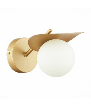 SLE220501-01 Бра Золотистый/Белый G9 1*5W BOLZANO-foto2