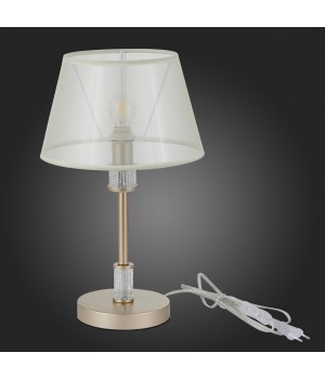 SLE107504-01 Прикроватная лампа Золотистый/Шампань E14 1*40W MANILA-foto6