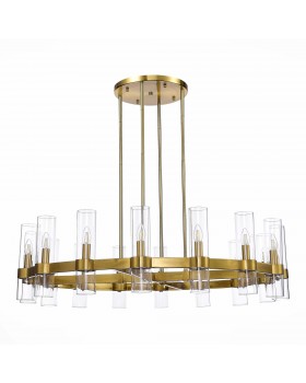 SL1237.303.16 Люстра подвесная ST-Luce Латунь/Прозрачный E14 16*15W Isla-foto2