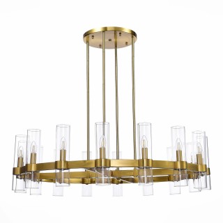 SL1237.303.16 Люстра подвесная ST-Luce Латунь/Прозрачный E14 16*15W Isla-foto2