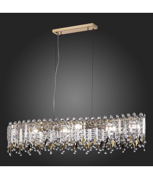 SL1655.213.06 Люстра подвесная ST-Luce Золотистый/Прозрачный E14 6*40W DESIO-foto6