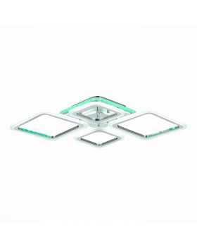 SLE500112-04RGB Светильник потолочный Хром/Белый LED 1*88W RGB 8W 3000-6000K SAMURO-foto3