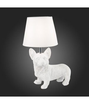 SLE115204-01 Прикроватная лампа Белый, Хром/Белый E27 1*40W NARNI-foto5