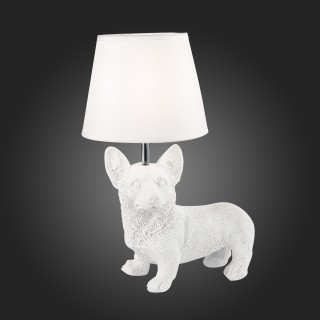 SLE115204-01 Прикроватная лампа Белый, Хром/Белый E27 1*40W NARNI-foto5