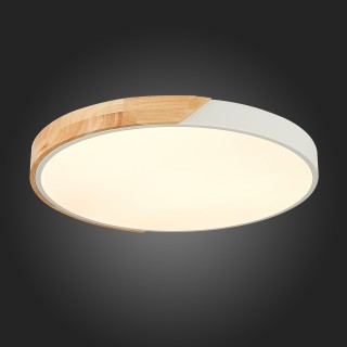 SLE200952-01 Светильник потолочный Белый, Светлое дерево/Белый LED 1*45W 3000K/4000K/6000K FESTA-foto4