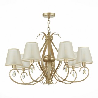 SLE111403-07 Люстра подвесная Шампань/Шампань E14 7*40W FOGGIA-foto2