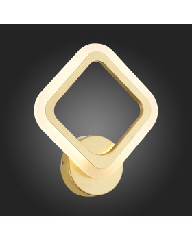 SLE500121-01 Бра Золотистый/Белый LED 1*16W 3000K/4000K/6000K SAMURO-foto3