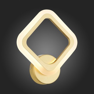 SLE500121-01 Бра Золотистый/Белый LED 1*16W 3000K/4000K/6000K SAMURO-foto3