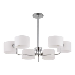SLE1121-102-06 Светильник потолочный Хром/Молочно-Белый E14 6*40W AERIN-foto2