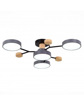 SLE6006-702-04 Светильник потолочный Серый/Серый LED 4*12W 3000K/4500K/6000K FAEMA-foto4