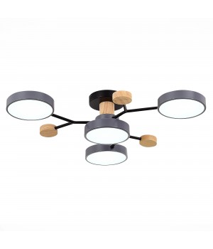 SLE6006-702-04 Светильник потолочный Серый/Серый LED 4*12W 3000K/4500K/6000K FAEMA-foto4