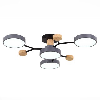 SLE6006-702-04 Светильник потолочный Серый/Серый LED 4*12W 3000K/4500K/6000K FAEMA-foto4