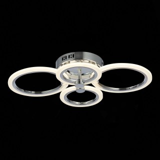 SLE500512-04 Светильник потолочный Хром/Белый LED 1*72W 3000-6000K CERINA-foto7