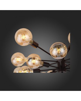 SL419.402.16 Люстра потолочная Черный E27 16*60W ANO-foto10