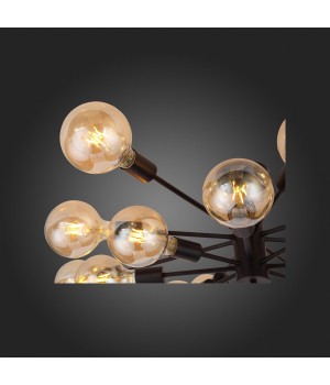 SL419.402.16 Люстра потолочная Черный E27 16*60W ANO-foto10