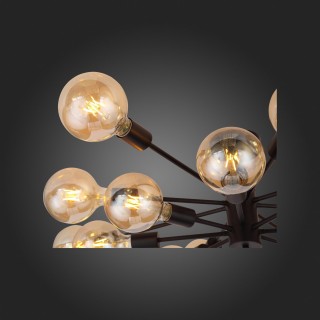 SL419.402.16 Люстра потолочная Черный E27 16*60W ANO-foto10