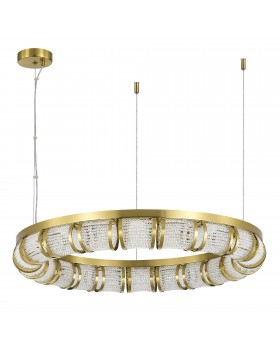 SL6011.303.01 Светильник подвесной ST-Luce Латунь/Прозрачный LED 1*50W ESME-foto4