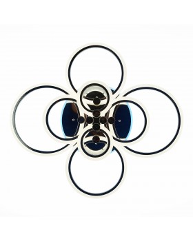 SLE500512-08RGB Светильник потолочный Хром/Белый LED 1*212W RGB 15W 3000-6000K CERINA-foto5