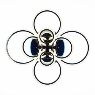 SLE500512-08RGB Светильник потолочный Хром/Белый LED 1*212W RGB 15W 3000-6000K CERINA-foto5