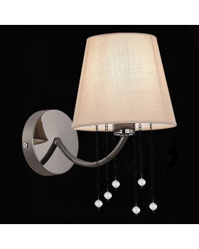 SLE1118-801-01 Светильник настенный Черный хром/Бежевый E14 1*40W ALLURIA-foto3