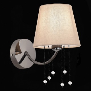 SLE1118-801-01 Светильник настенный Черный хром/Бежевый E14 1*40W ALLURIA-foto3