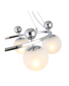 SLE106103-05 Люстра подвесная Хром/Белый E27 5*60W PECHIO-foto3