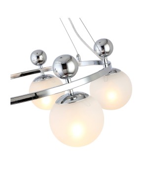 SLE106103-05 Люстра подвесная Хром/Белый E27 5*60W PECHIO-foto3