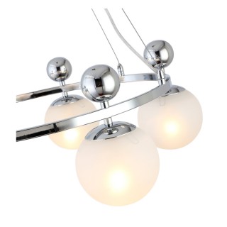 SLE106103-05 Люстра подвесная Хром/Белый E27 5*60W PECHIO-foto3