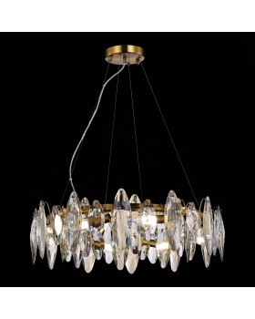 SL1227.303.08 Люстра подвесная ST-Luce Латунь/Прозрачный E14 8*40W ANCONA-foto5