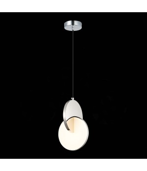 SL6107.113.01 Светильник подвесной ST-Luce Хром/Белый Хром LED 1*12W 3000K Eclisse-foto5