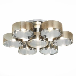 SL483.702.07 Светильник потолочный Хром/Дымчатый E27 7*40W FORESTA-foto14