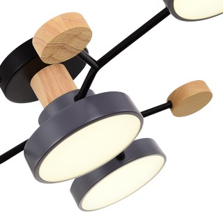 SLE6006-702-04 Светильник потолочный Серый/Серый LED 4*12W 3000K/4500K/6000K FAEMA-foto5