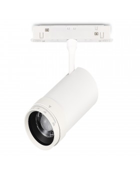 ST357.536.12 Магнитный трековый светильник ZOOM Белый LED 1*12W 3000K Lm Ra90 10-55° IP20 D50xH160 48VV SKYLINE 48-foto3