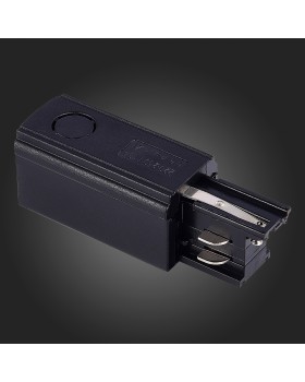 ST030.409.10L Левый Токоподвод для трехфазного шинопровода ST-Luce Черный Трехфазная трековая система-foto3