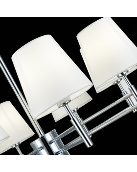 SLE105453-05 Светильник подвесной Хром/Белый E14 5*40W LAGORO-foto6