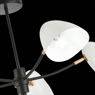 SLE103602-05 Люстра потолочная Черный, Золотой/Белый E14 5*40W SATTA-foto7