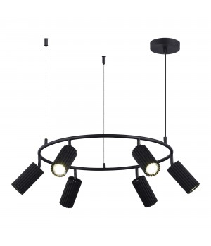 SL1213.403.06 Светильник подвесной ST-Luce Черный/Черный GU10 6*5W 4000K KENDO-foto3