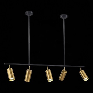 SL1206.413.05 Светильник подвесной ST-Luce Черный/Латунь GU10 5*5W 4000K SORMANO-foto5