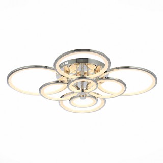 SLE200312-08 Светильник потолочный Хром/Белый LED 1*256W 3000-6000K LETO-foto2