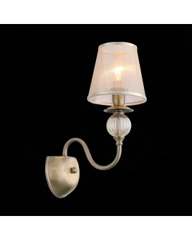 SL185.301.01 Бра Бронза, Прозрачный/Бежевый, Бронза E14 1*40W GRAZIA-foto6