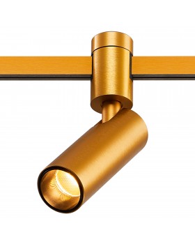 ST811.206.05 Магнитный трековый светильник FARM Золотистый LED 1*5W 3000K 350Lm Ra90 60 IP20 D35xH100 24V FARM-foto3
