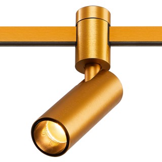 ST811.206.05 Магнитный трековый светильник FARM Золотистый LED 1*5W 3000K 350Lm Ra90 60 IP20 D35xH100 24V FARM-foto3